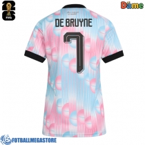 Fotballdrakt Dame Belgia Kevin De Bruyne #7 Bortedrakt VM 2026 Kortermet